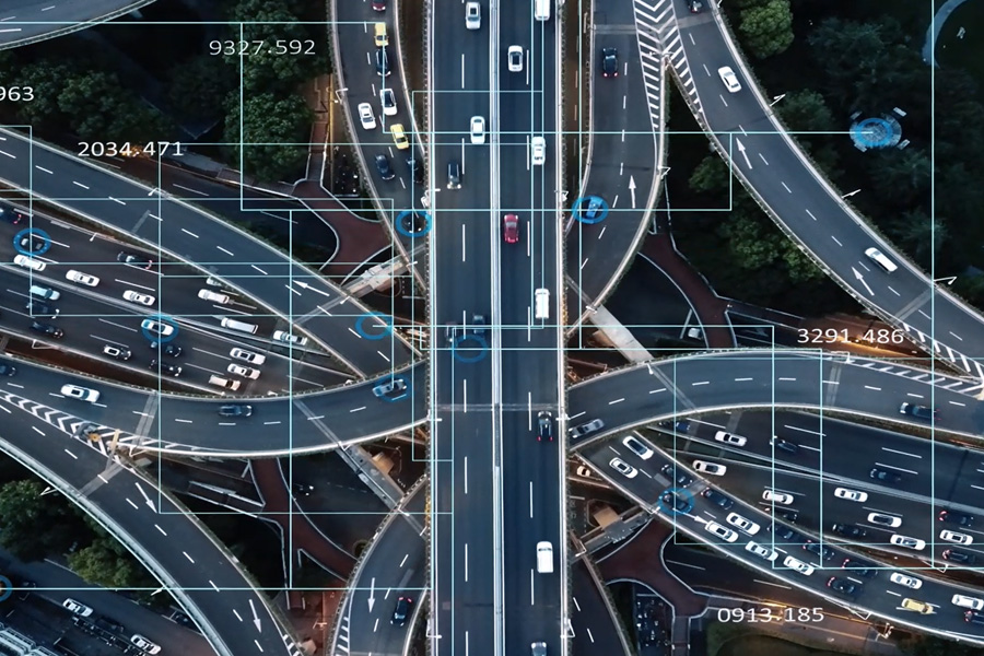 An image of near-infrared (NIR) signal detection for autonomous driving.