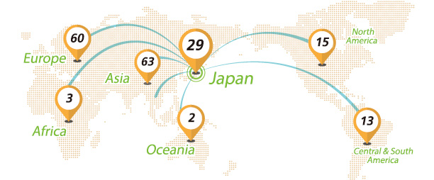 Group companies in 62 countries and territories 185