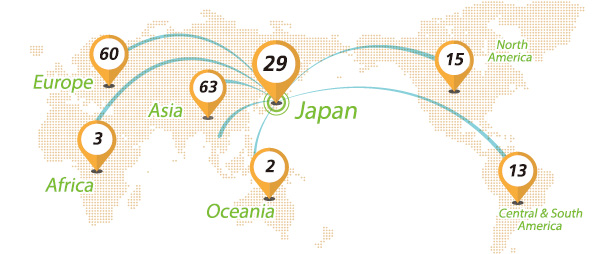 Group companies in 64 countries and territories 174