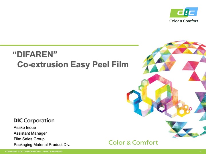 “DIFAREN” Co-extrusion Easy Peel Film