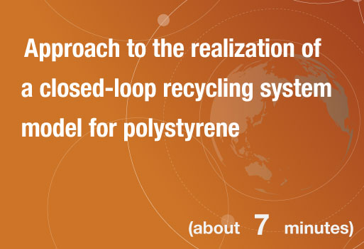 Approach to the realization of a closed-loop recycling system model for polystyrene