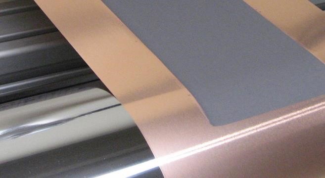 Image of paste application onto copper foil！