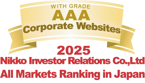 2025 Nikko Investor Relations Co., Ltd. All Markets Ranking in Japan Corporate Websites