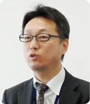 Manager in charge of effciency, Production Administrative Division Kazuo Kawaguchi