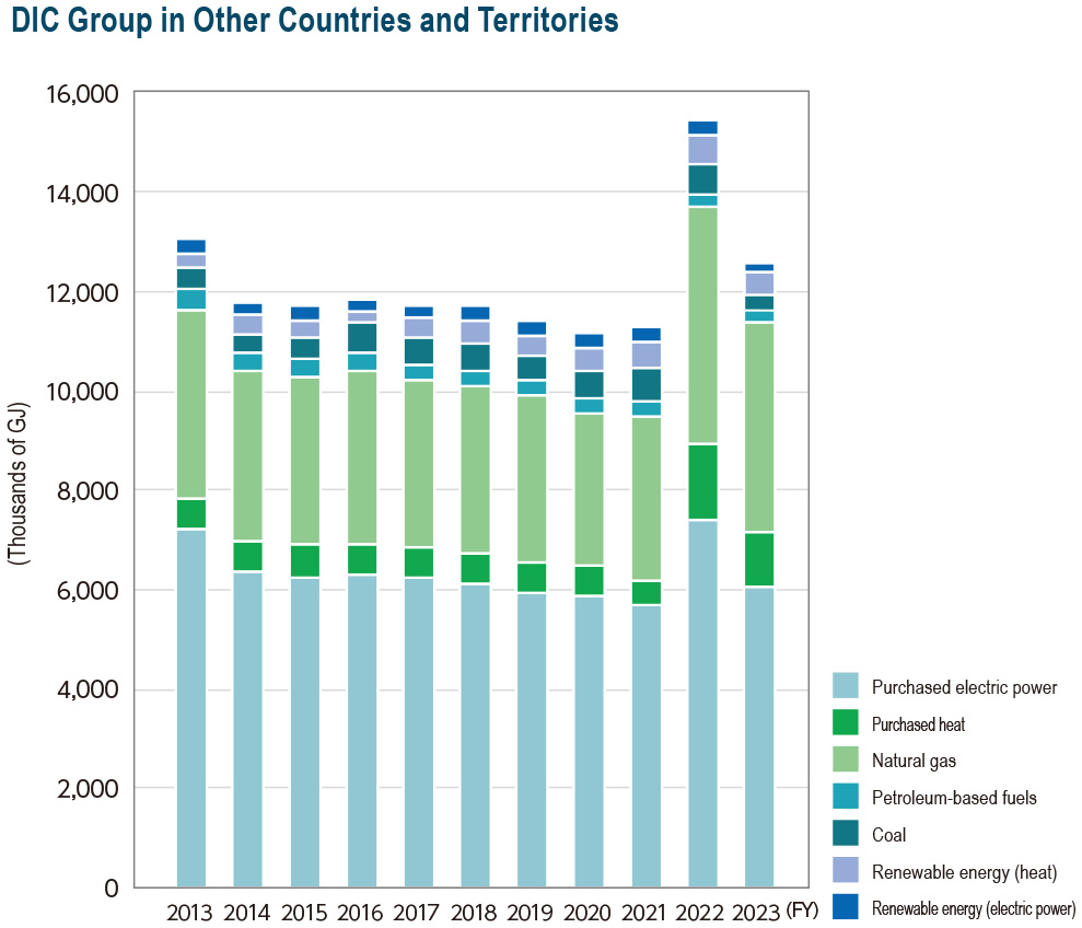 DIC Group in Other Countries and Territories