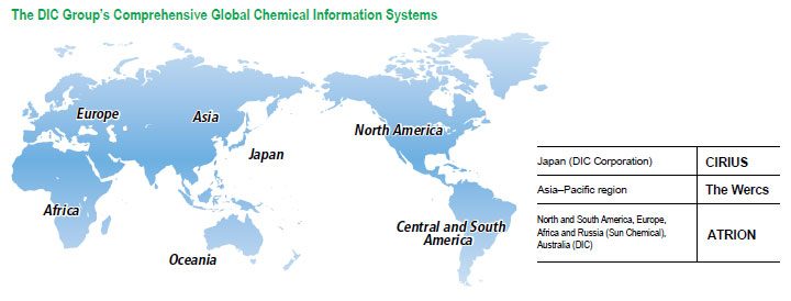 The DIC Group's Comprehensive Global Chemical Information Systems