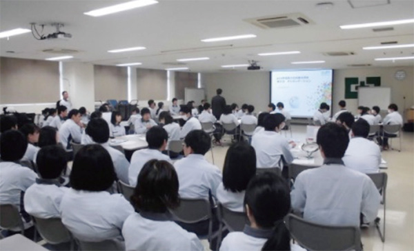 Training for new employees at the Saitama Plant
