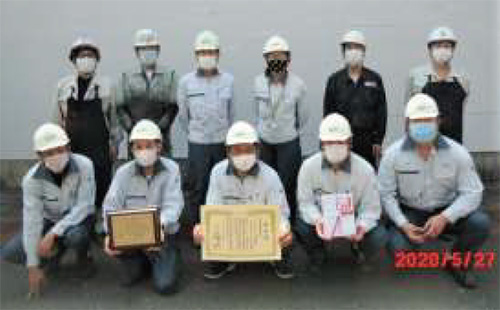 Employees of the award-winning Kyushu Production Group
