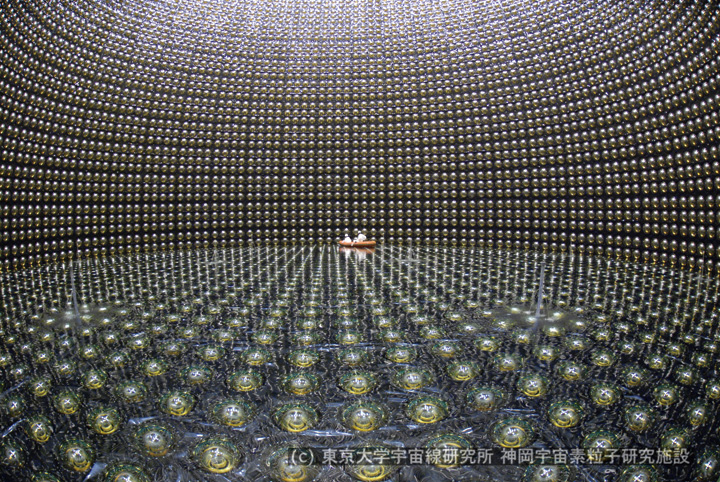 写真提供 東京大学宇宙線研究所 神岡宇宙素粒子研究施設