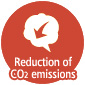 Reduction of CO2 emissions