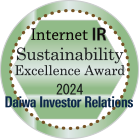 Daiwa Investor Relations Sustainability Excellence Award