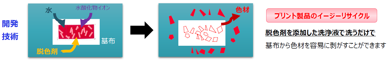 丈夫なのに脱色できる、繊維のリサイクルソリューション