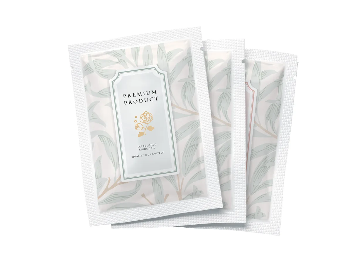 Cosmetic sample sachets