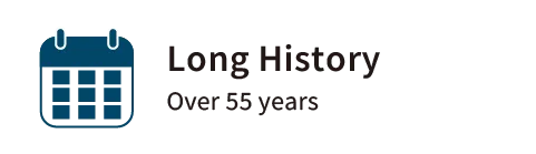 Long History Over 55 years