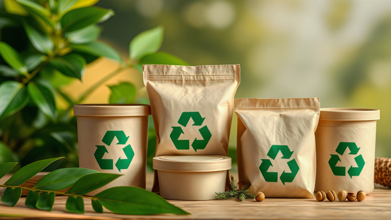 Coloring solutions for biodegradable and compostable packaging