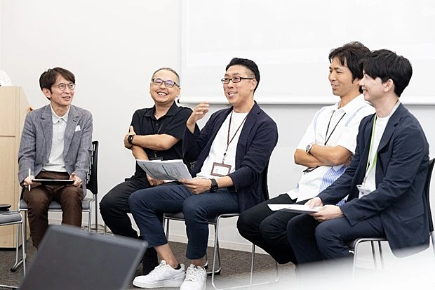 「男性育休経験談共有会」の様子