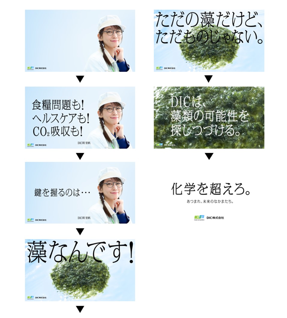 吉岡里帆さん出演の新企業ブランド広告「ＤＩＣ岡里帆」の最新シリーズ